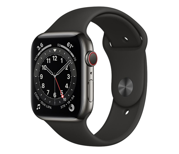 Apple Watch 6 44/Graphite Steel/Black Sport LTE - 601950 - zdjęcie